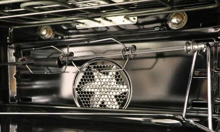 ILVE 40 in. Nostalgie Series Propane Gas Burner and Electric Oven Range in White with Chrome Trim, UPDN100FDMPBXLP