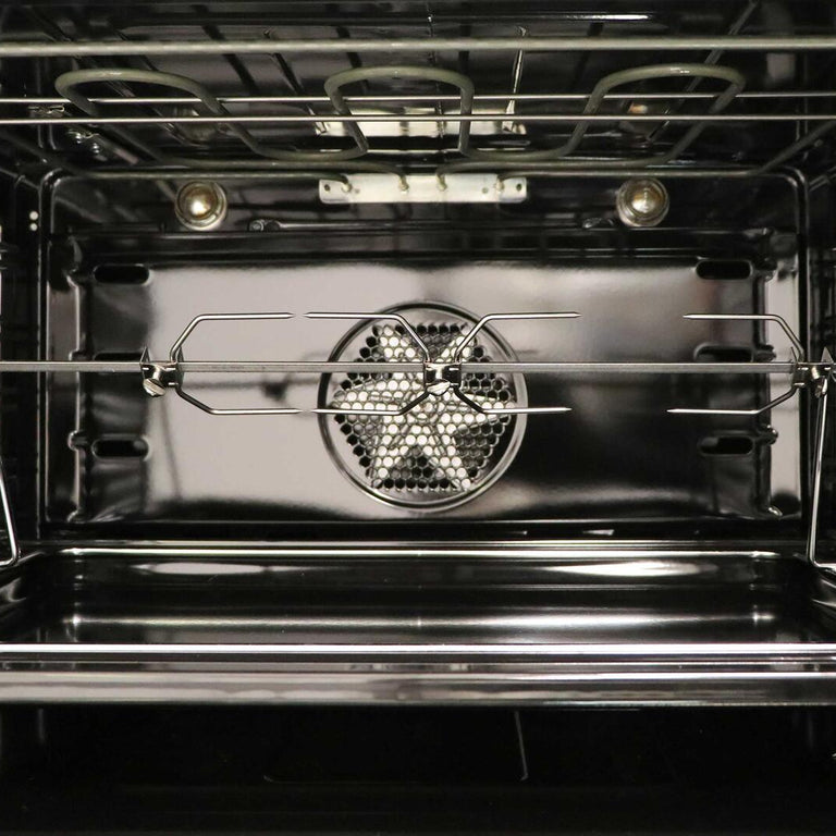 ILVE 36 in. Nostalgie Series Single Oven Propane Gas Burner and Oven in White with Brass Trim, UPN90FDVGGBLP