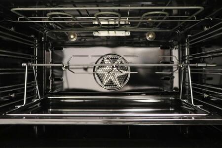 ILVE 36 in. Nostalgie Series Single Oven Natural Gas Burner and Oven in White with Oiled Bronze Trim, UPN90FDVGGBYNG