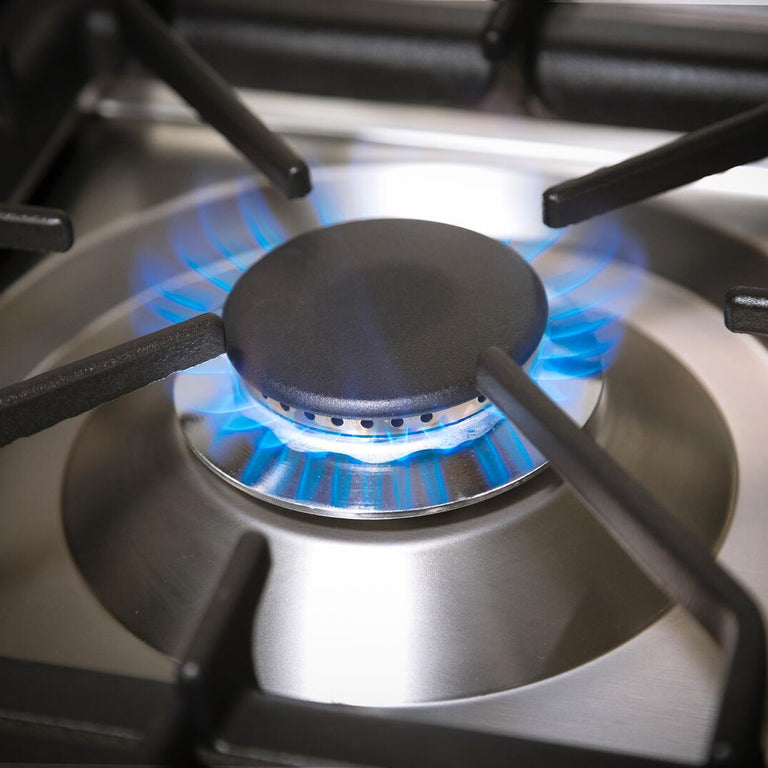 ILVE 36 in. Nostalgie Series Single Oven Propane Gas Burner and Oven in White with Brass Trim, UPN90FDVGGBLP
