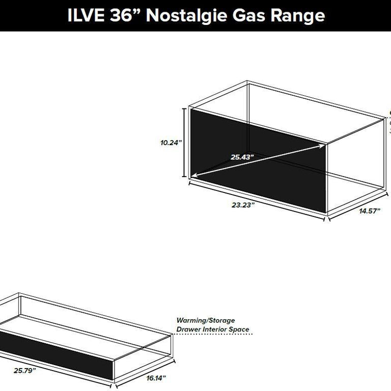 ILVE 36 in. Nostalgie Series Single Oven Propane Gas Burner and Oven in White with Chrome Trim, UPN90FDVGGBXLP