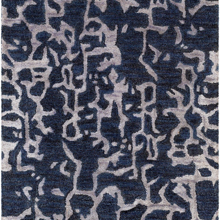 Surya Banshee Modern Rug - 2 x 3 feet, Navy, BAN3306-23