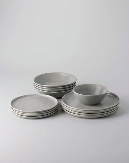 Fable Base Dinnerware Set in Dove Gray