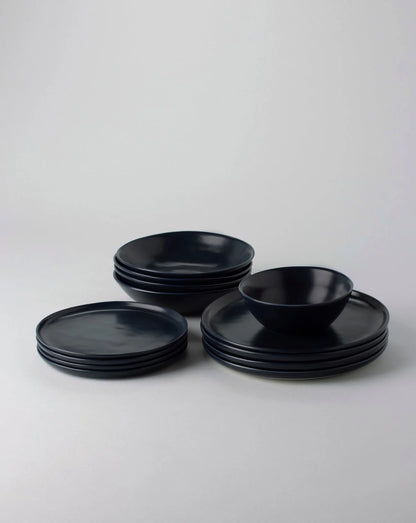 Fable Base Dinnerware Set in Midnight Blue