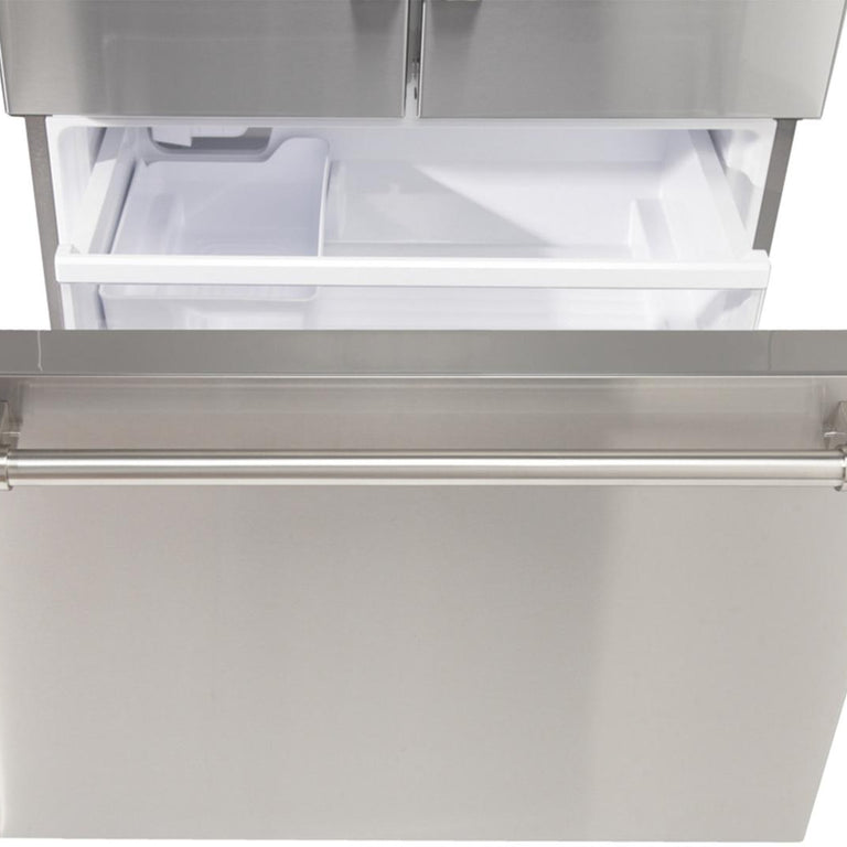 Kucht Professional 36 in. 26.1 cu. ft. French Door Refrigerator in Stainless Steel, K748FDS