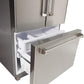 Kucht Professional 36 in. 26.1 cu. ft. French Door Refrigerator in Stainless Steel, K748FDS