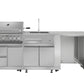 THOR Kitchen 32 in. Built-In Liquid Propane Grill, MK04SS304