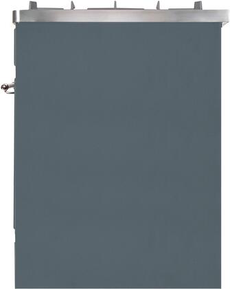 ILVE Majestic II 30" Induction Range in Blue Grey with Chrome Trim, UMI30NE3BGC
