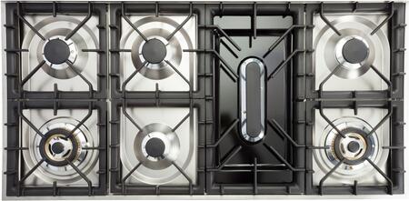 ILVE 48 in. Nostalgie Series Natural Gas Burner and Electric Oven Range in Stainless Steel with Chrome Trim, UPN120FDMPIXNG