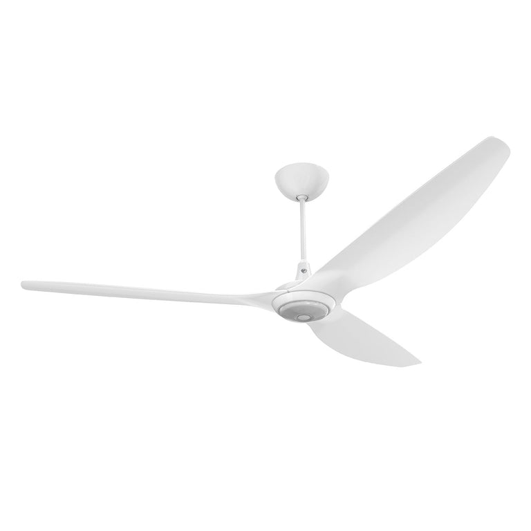 Big Ass Fans Haiku 84" Ceiling Fan with White Blades and White Finish, Downrod 12", Covered Outdoors