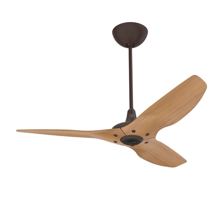 Big Ass Fans Haiku 52" Ceiling Fan with Caramel Bamboo Blades and Oil Rubbed Bronze Finish, Downrod 20", Indoors