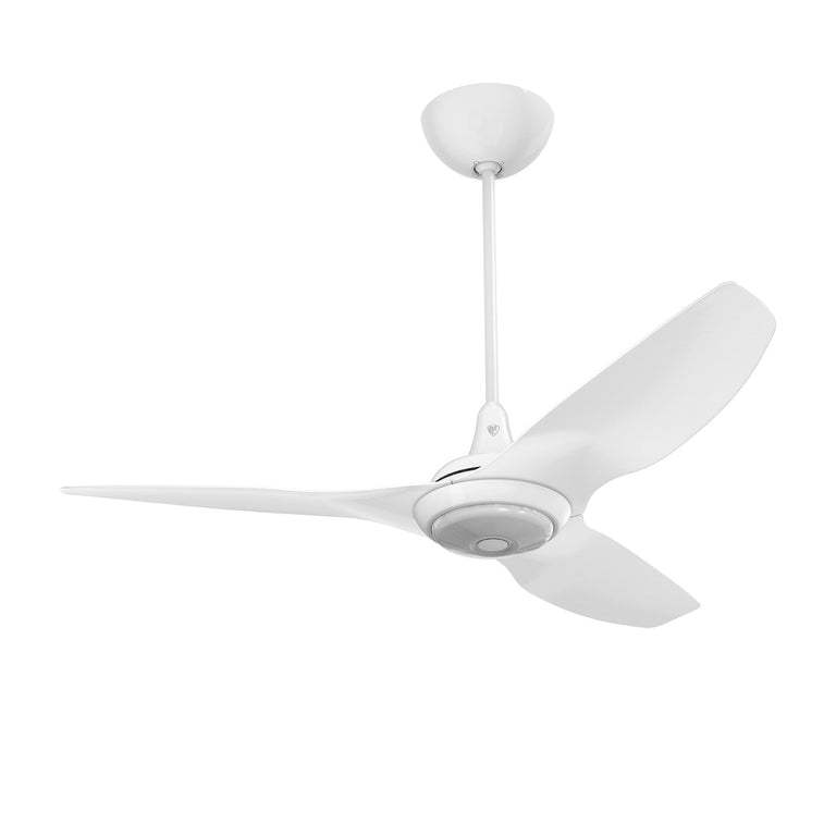 Big Ass Fans Haiku 52" Ceiling Fan with White Blades and White Finish, Downrod 12", Covered Outdoors
