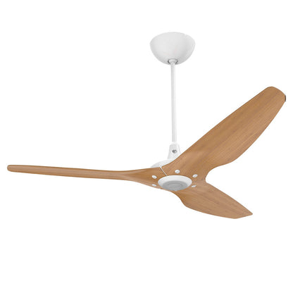 Big Ass Fans Haiku 60" Ceiling Fan with Caramel Bamboo Blades and White Finish, Downrod 20", Indoors