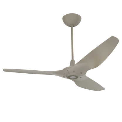 Big Ass Fans Haiku 60" Ceiling Fan with Satin Nickel Blades and Satin Nickel Finish, Downrod 12", Indoors with Uplight