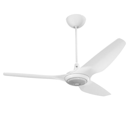 Big Ass Fans Haiku 60" Ceiling Fan with White Blades and White Finish, Downrod 12", Indoors with LED