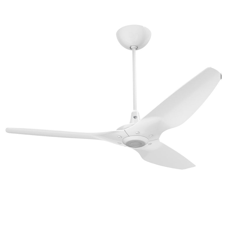 Big Ass Fans Haiku 60" Ceiling Fan with White Blades and White Finish, Downrod 12", Indoors
