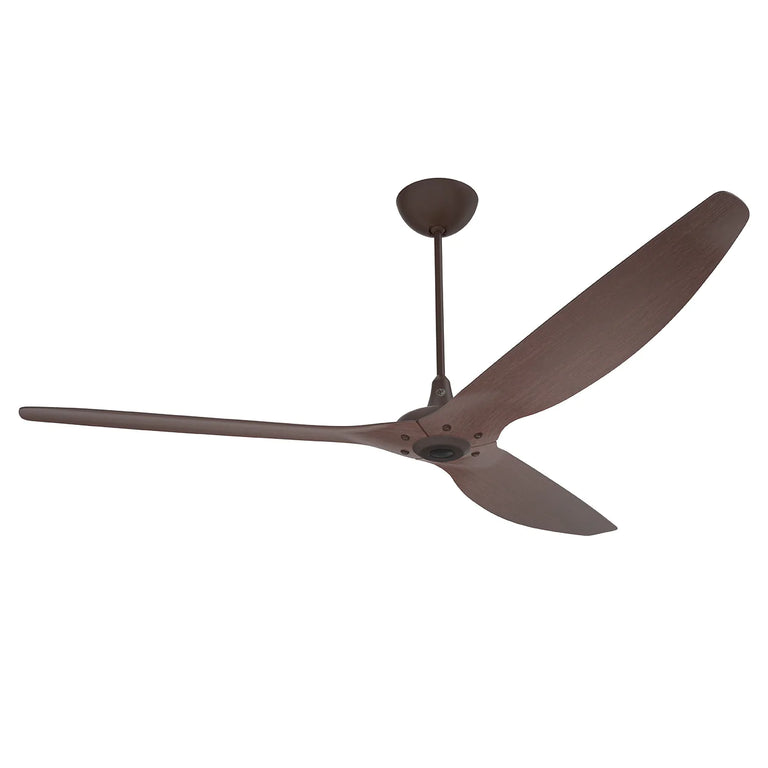 Big Ass Fans Haiku 84" Ceiling Fan with Cocoa Bamboo Blades and Oil Rubbed Bronze Finish, Downrod 20", Indoors