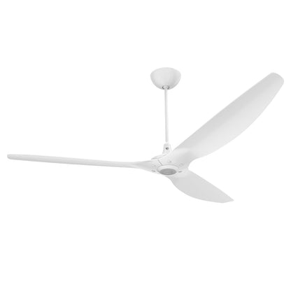 Big Ass Fans Haiku 84" Ceiling Fan with White Blades and White Finish, Downrod 12", Indoors with Uplight