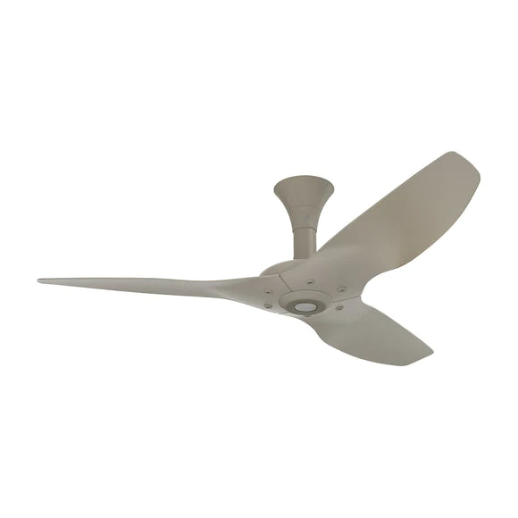Big Ass Fans Haiku 60" Ceiling Fan, Low Profile Mount with Satin Nickel Blades and Satin Nickel Finish with LED