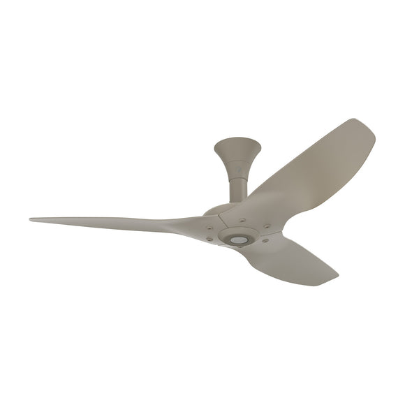 Big Ass Fans Haiku 60" Ceiling Fan, Low Profile Mount with Satin Nickel Blades and Satin Nickel Finish with LED - Covered Outdoors