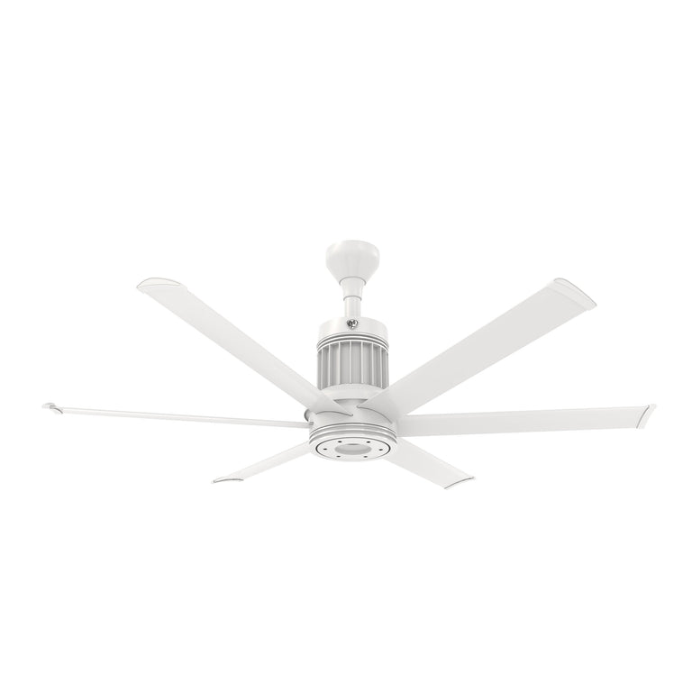 Big Ass Fans i6 60" Ceiling Fan in White, Downrod 6", Indoors