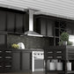 ZLINE 30 in. Convertible Vent Wall Mount Range Hood in Stainless Steel with Crown Molding, KL2CRN-30