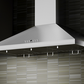ZLINE 30 in. Convertible Vent Wall Mount Range Hood in Stainless Steel with Crown Molding, KL2CRN-30