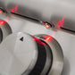 Blaze LTE Power Burner with Lights - Natural Gas, BLZ-PBLTE-NG