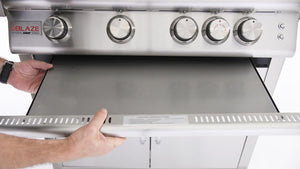 Blaze 3PRO-Burner Grill Drip Pan Flame Guard, BLZ-3PRO-DPFG
