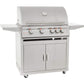 Blaze Premium LTE 32 in. 4-Burner Built-In Propane Gas Grill with Grill Cart, AP-BLZ-4LTE2-LP