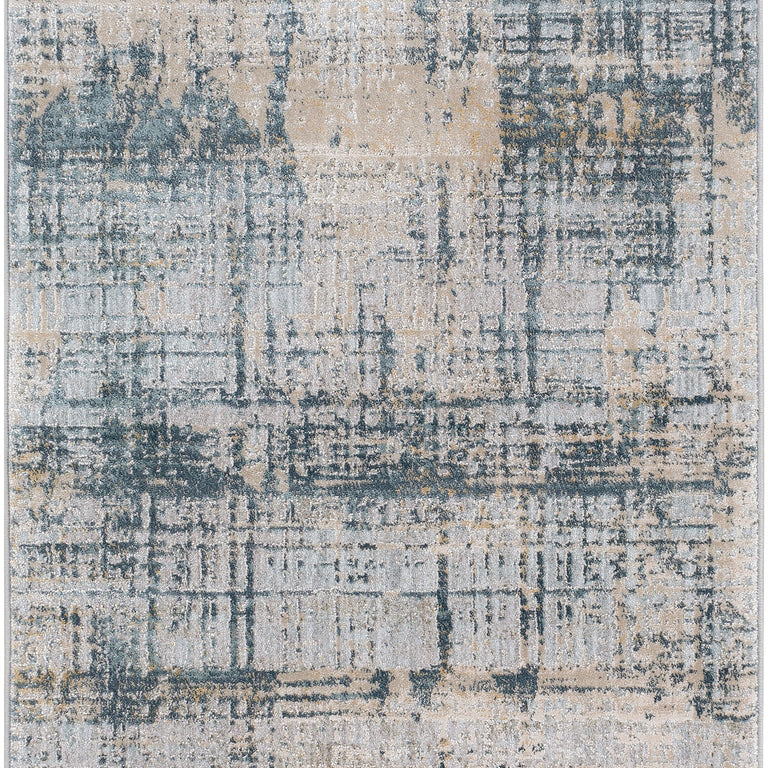 Surya Brunswick Modern Rug - 2.6 x 8 feet, Ice Blue, BWK2300-2773