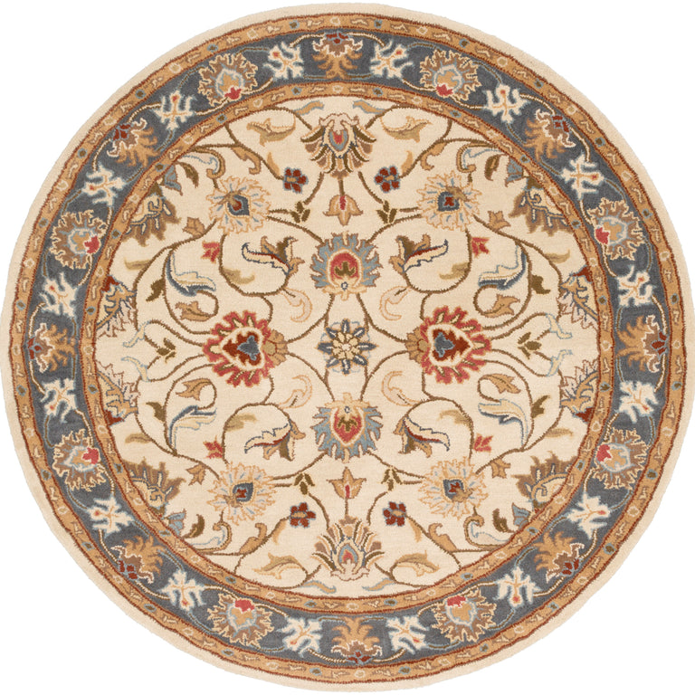 Surya Caesar Traditional Rug - 4 feet, Bright Yellow, CAE1125-4RD