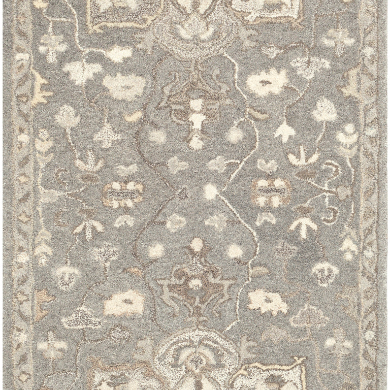 Surya Caesar Traditional Rug - 2.6 x 8 feet, Charcoal, CAE1196-268