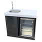 Mont Alpi Black Stainless Steel Beverage Center, MASF-BSS