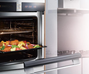 Fotile 24 in. Built-in Convection Oven in Tempered Glass and Stainless Steel, KSS7002A