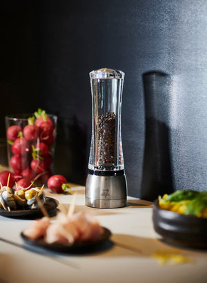 Peugeot Daman Pepper Mill in Acrylic/Stainless 21 cm - 8in
