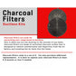 ZLINE 1 Set Charcoal Filters (CF1-587/597/9597) for Range Hoods w/ Recirculating Option