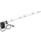 Mont Alpi Supreme 4 Burner cart grill in Black Stainless Steel, S-470