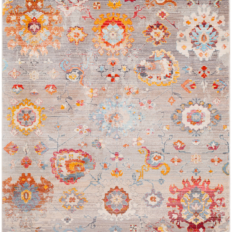 Surya Ephesians Traditional Rug - 4 x 5 feet, Medium Gray, EPC2302-31153