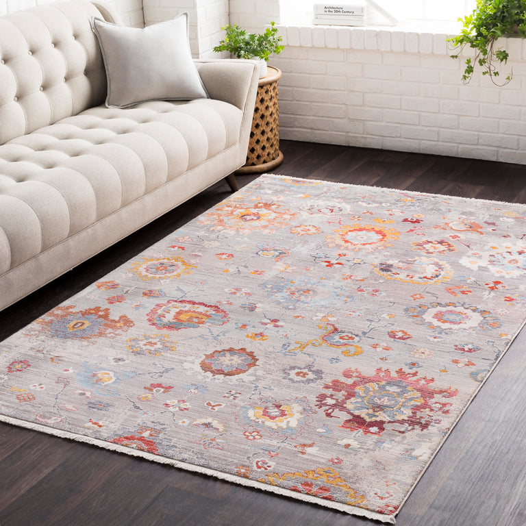 Surya Ephesians Traditional Rug - 2 x 3 feet, Medium Gray, EPC2302-23