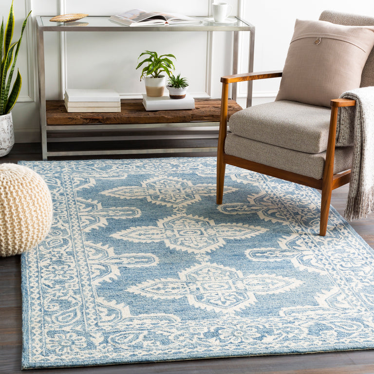 Surya Granada Global Rug - 5 x 8 feet, Pale Blue, GND2300-576