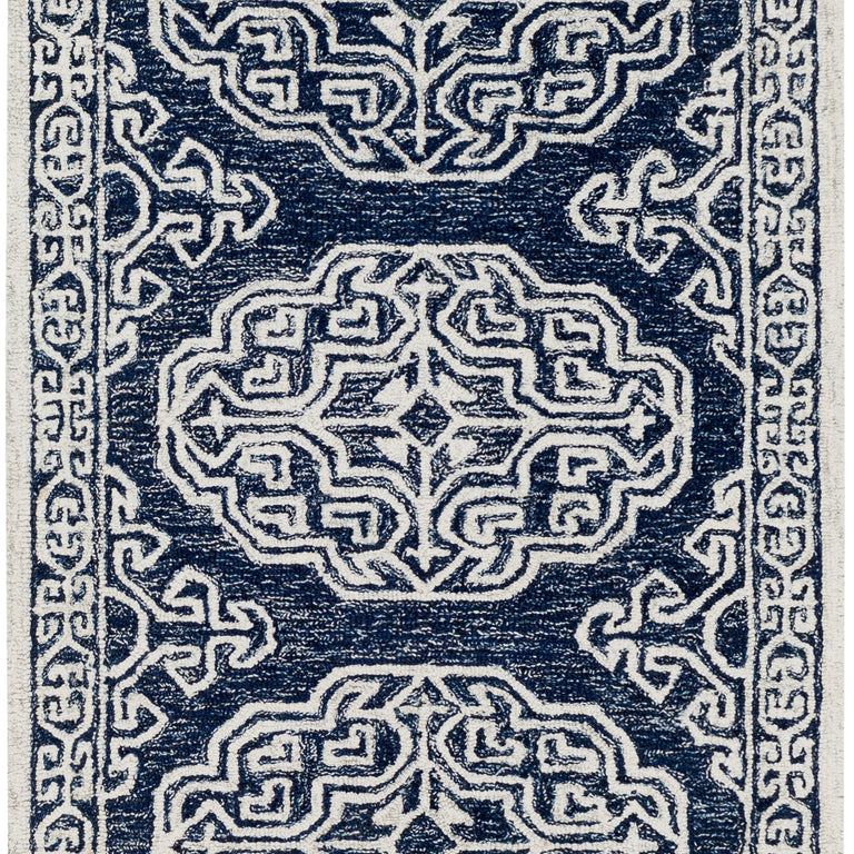 Surya Granada Traditional Rug - 2.6 x 10 feet, Dark Blue, GND2308-2610