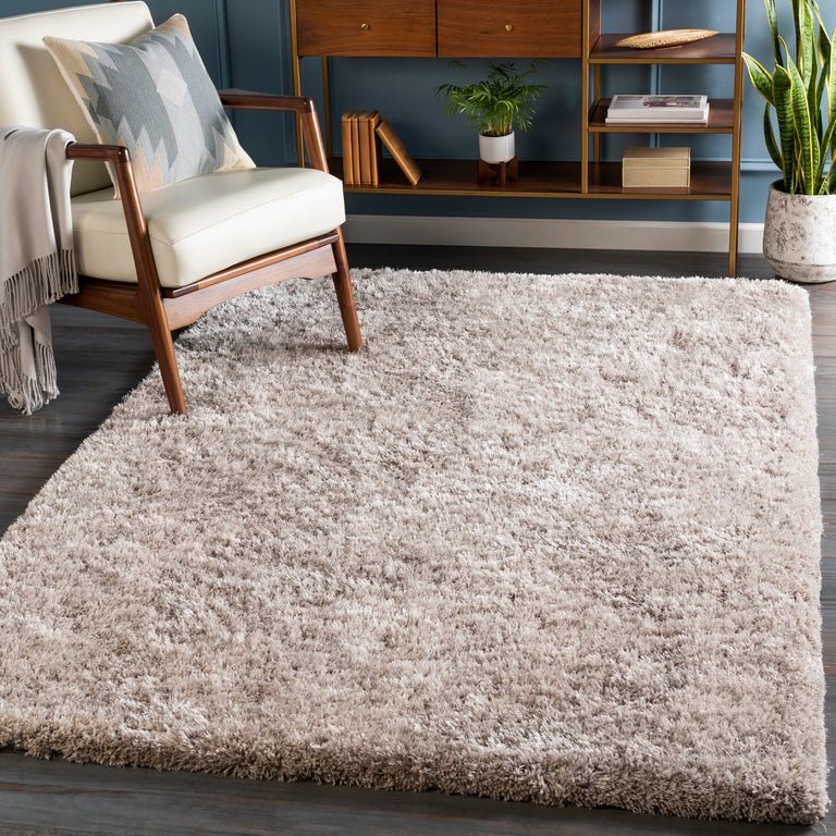Surya Grizzly Modern Rug - 2 x 3 feet, Light Gray, GRIZZLY10-23