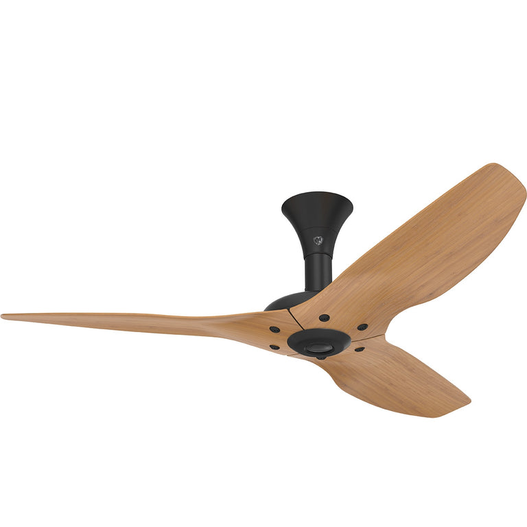 Big Ass Fans Haiku 52" Ceiling Fan, Low Profile Mount with Caramel Bamboo Blades and Black Finish