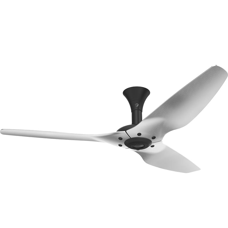 Big Ass Fans Haiku 60" Ceiling Fan, Low Profile Mount with Brushed Aluminum Blades and Black Finish