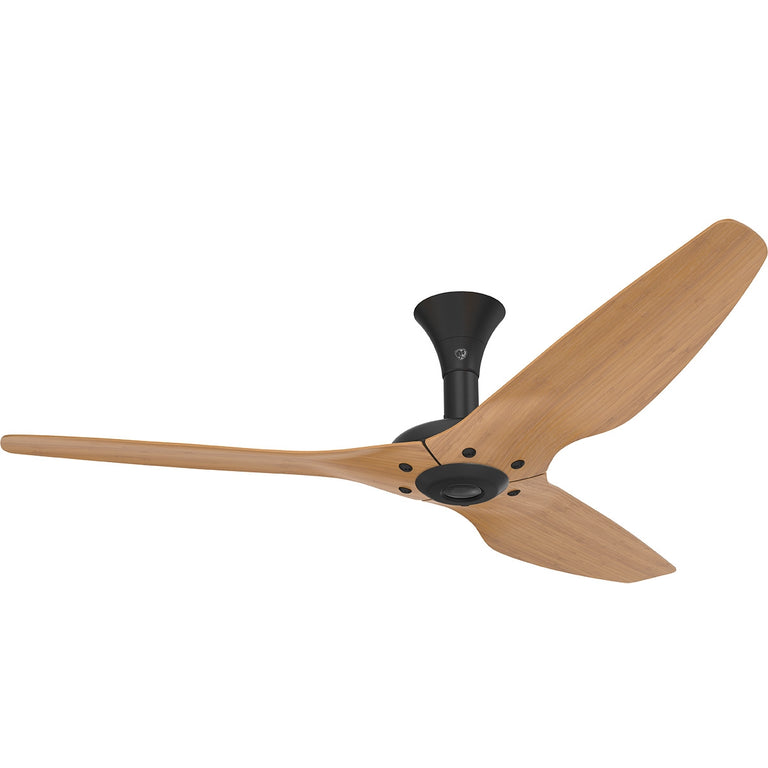 Big Ass Fans Haiku 60" Ceiling Fan, Low Profile Mount with Caramel Bamboo Blades and Black Finish