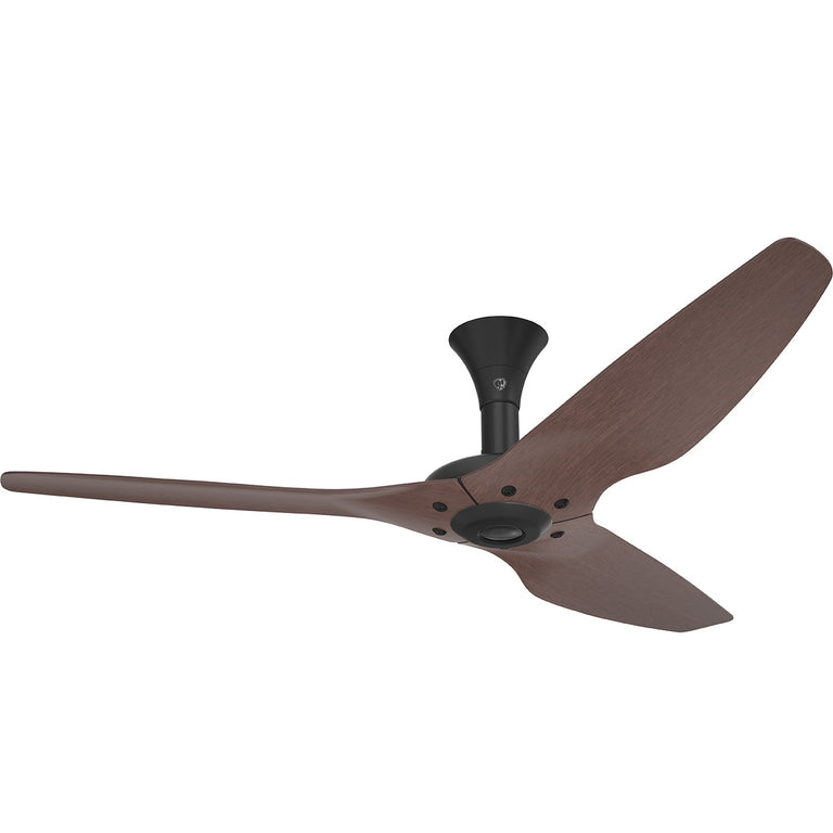 Big Ass Fans Haiku 60" Ceiling Fan, Low Profile Mount with Cocoa Bamboo Blades and Black Finish