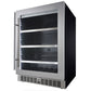 Danby Silhouette 24 In. 6 Wine Bottle & 126 Can Capacity, Beverage Center, SPRBC056D1SS