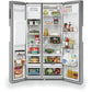 Midea 36 In. 26.3 Cu. Ft. Side By Side Refrigerator, MRS26D5AST