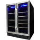 Danby Silhouette 24 in., 27 Bottle & 60 Can Bottle Capacity, Beverage Center, SBC051D1BSS